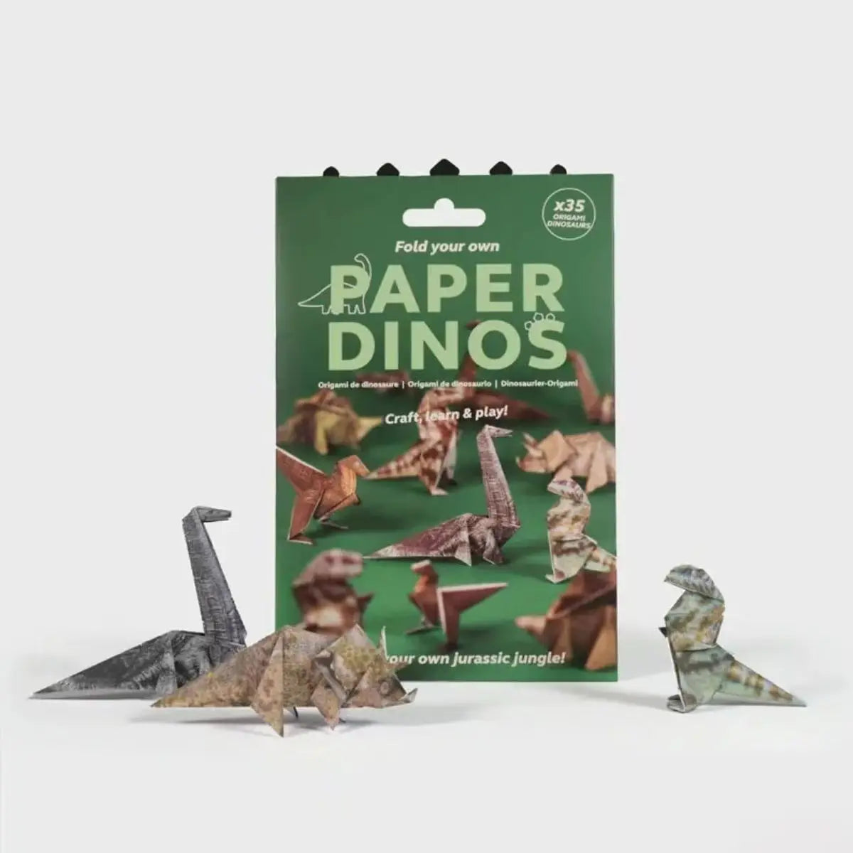 Origami komplet – pes, mačka ali dinozaver