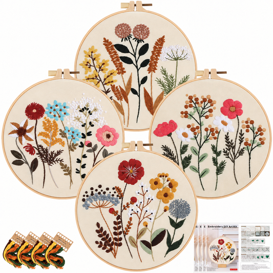 Wildflower Embroidery Kit – Choose Your Design