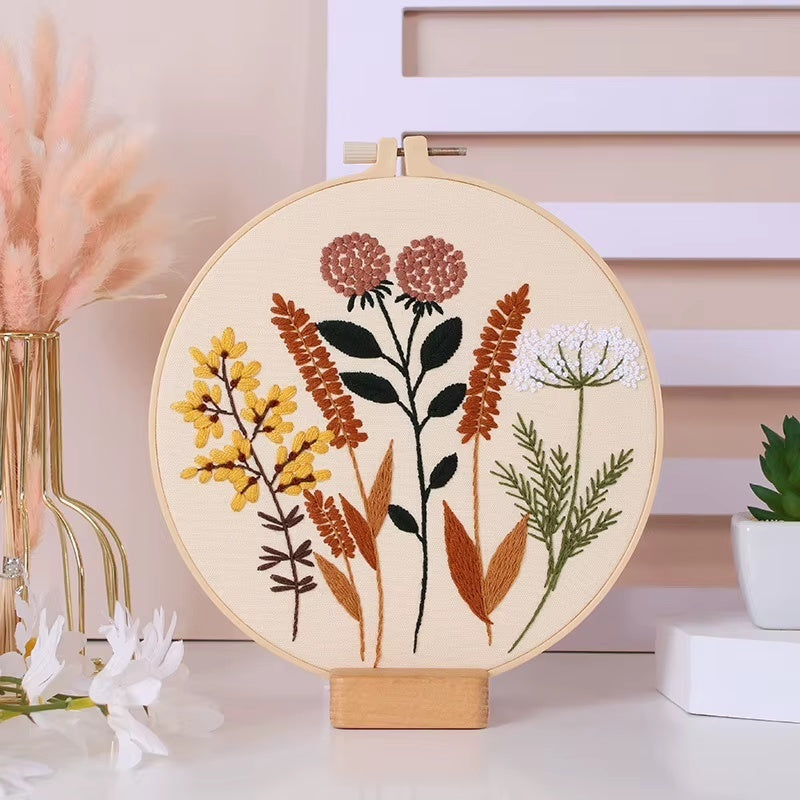 Wildflower Embroidery Kit – Choose Your Design