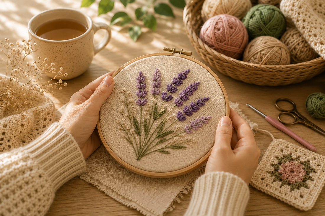 How Embroidery Helps You Slow Down