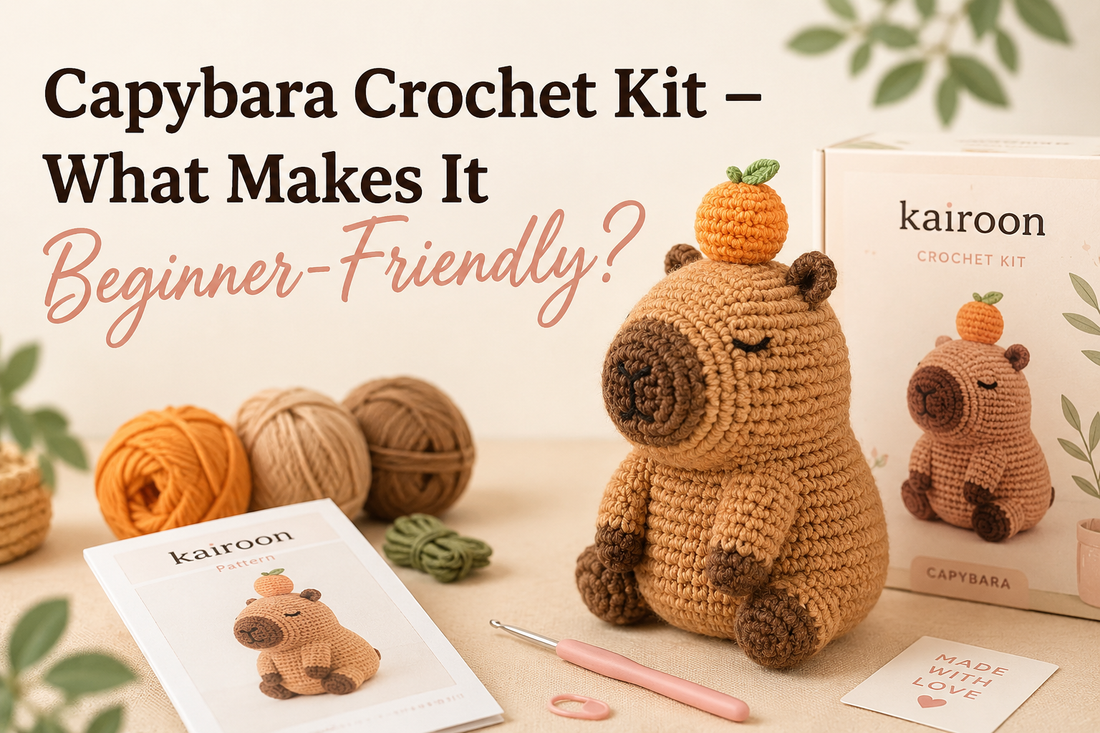 Capybara Crochet Kit – What Makes It Beginner-Friendly?