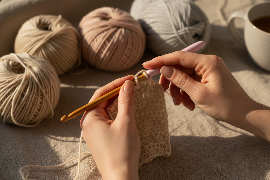 Zakaj je kvačkanje odlična sprostitev po napornem dnevu