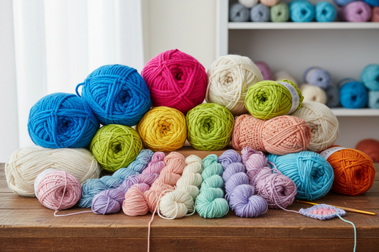 Kako izbrati pravo prejo za prvi kvačkarski projekt