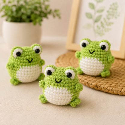 Beginner-Friendly Animal Crochet Kit (DIY Set)
