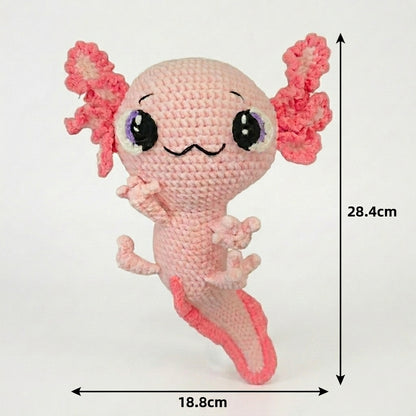 Axolotl Crochet Kit – Complete Set with Materials and Instructions