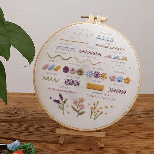 Beginner Embroidery Kit – Learn Essential Embroidery Stitches
