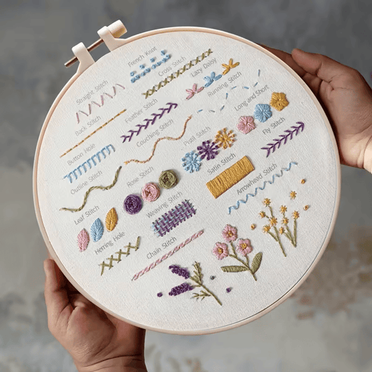 Beginner Embroidery Kit – Learn Essential Embroidery Stitches