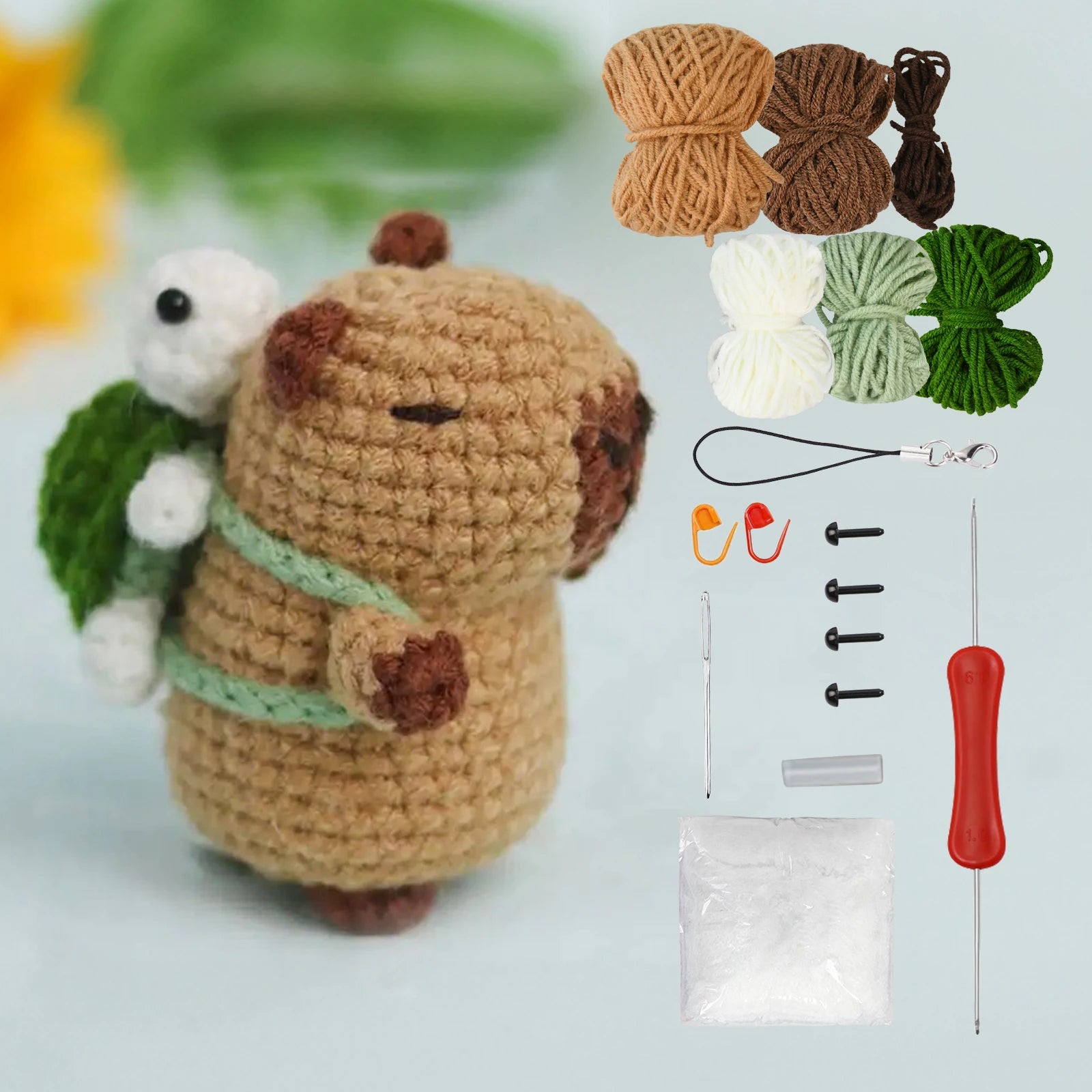 Crochet capybara kit